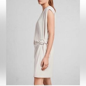 All Saints Callie  Dress light grey medium